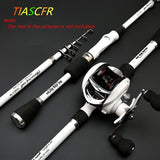 Carbon Fiber Telescopic Fishing Rod 1.8M 2.1M 2.4M