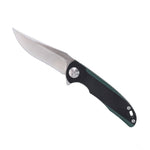 JohnnyJamie Brand Persici 1010B Black G10 Handle D2 Steel Blade Ball Bearing Folding Knife