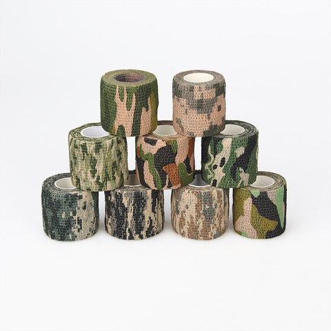 New Style Bionic Camouflage Adhesive Tape Stretch Bandage For Gun Hunting
